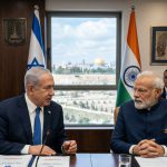 Prime Minister Narendra Modi had stepped off the aircraft onto the warm Jerusalem tarmac with a guarded optimism.. a two-day diplomatic mission aimed at deepening ties between India and Israel. ..